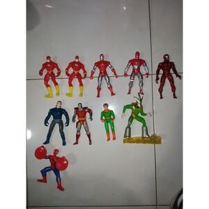Vintage 90s 00s Marvel Lot Of 10 LOOSE Figures Toy Biz